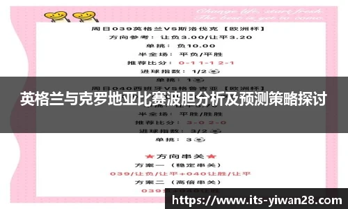 英格兰与克罗地亚比赛波胆分析及预测策略探讨